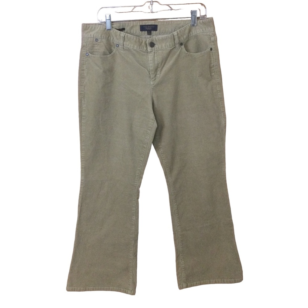Talbots Beige Corduroy Bootcut Jeans Size 14P